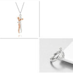 Romantic Hug Couple Necklace