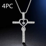 Infinity Love Cross Necklace